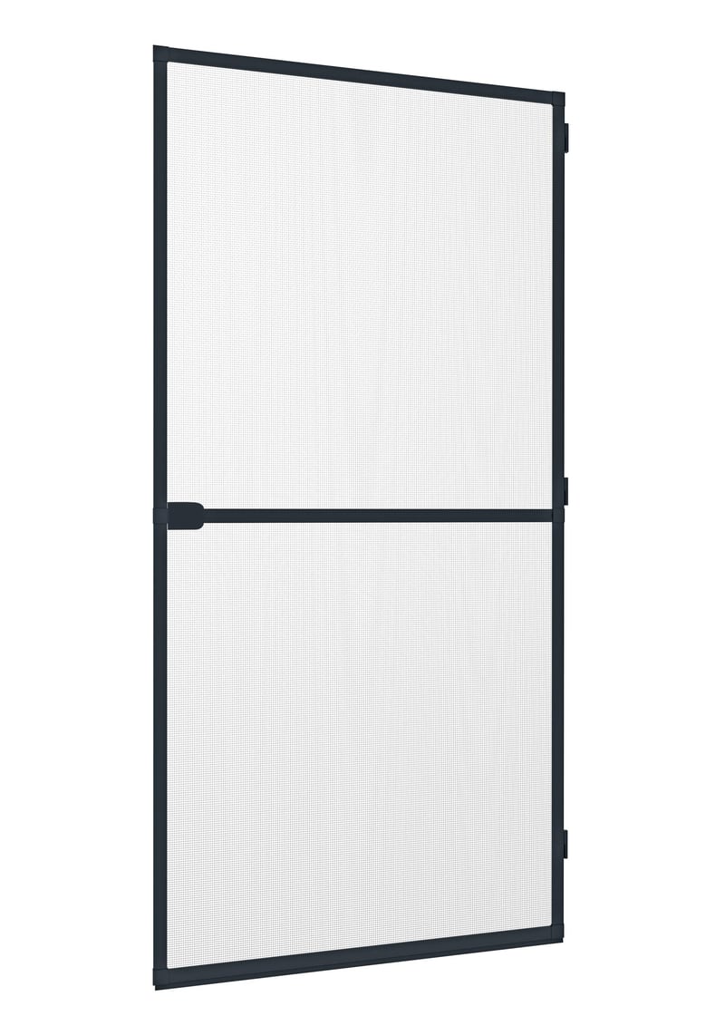 Dverová sieť proti hmyzu Windhager Rhino, hliníkový rám – antracitová – 100x210 cm