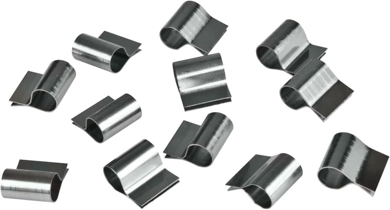 Windhager rozsdamentes rögzítőklammerek pincefenestrahöz 12db - 1x1.5x1.7 cm