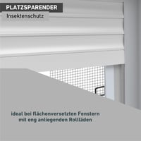Plasă de țânțari pentru fereastră cu ramă Windhager Plus, 100x120 cm, alb, aluminiu, ajustabilă individual, montaj fără găurire 7
