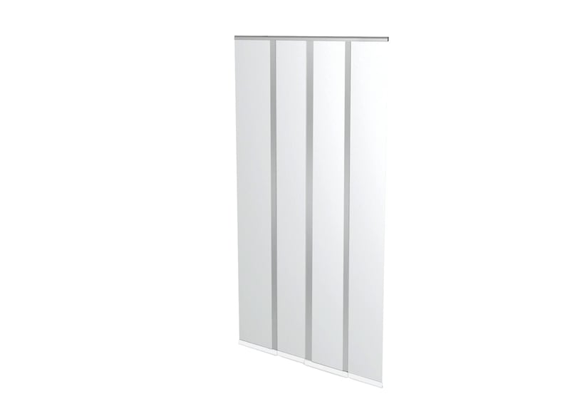 Windhager mreža za komarce u obliku zavjese za vrata 100x220 cm bijela, mreža protiv insekata za balkon i terasu bez bušenja, mogućnost individualnog skraćivanja, 04316