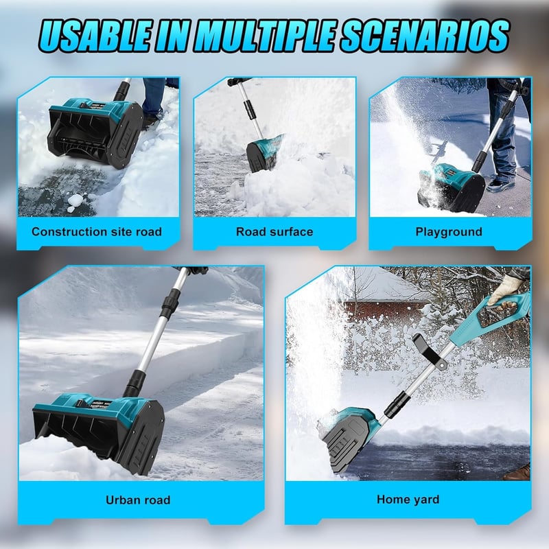 WingFly 18V Akkus Hótoló 28cm Munkaszélességgel, Összecsukható Tárolás