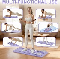 WingFly 4 az 1-ben összecsukható Pilates Board hasprés roller automatikus visszapattanással, időzítővel 4