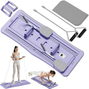 WingFly 4 az 1-ben összecsukható Pilates Board hasprés roller automatikus visszapattanással, időzítővel