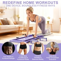 WingFly 4 az 1-ben összecsukható Pilates Board hasprés roller automatikus visszapattanással, időzítővel 3