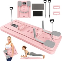 WingFly 4az1-ben Pilates Reformer Összecsukható Fitness Tábla Időzítővel 1