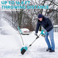WingFly Akkumulátoros Hómaró 800W Makita Kompatibilis 28cm Szélességgel 3
