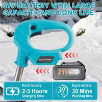 WingFly Akkumulátoros Hómaró 800W Makita Kompatibilis 28cm Szélességgel 4
