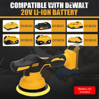 WingFly Polírozógép Dewalt 20V Akkumulátorhoz - 6 Colos Orbitális Autófényező 6 Sebességfokozattal, 12 Részes Készlet Autóápoláshoz

AI: I'v 3