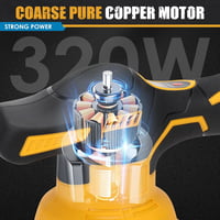 WingFly Polírozógép Dewalt 20V Akkumulátorhoz - 6 Colos Orbitális Autófényező 6 Sebességfokozattal, 12 Részes Készlet Autóápoláshoz

AI: I'v 6