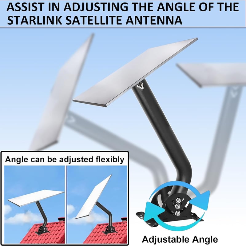 WingFly Starlink Gen 3 függőleges fali tartó adapter, V3 antennához