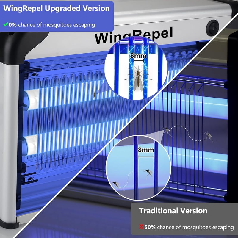WingRepel 30W Elektromos Rovarcsapda UV Lámpával - Beltéri Légycsapda és Szúnyogirtó Készülék, Hatékony Rovarölő

AI: I've created a Hungari