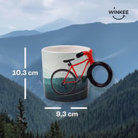 Winkee Kerékpáros Kávéscsésze Bicikli Fogantyúval - Stílusos Teáscsésze - Adventure 5
