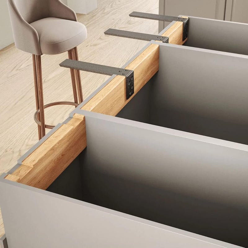 WINKER Pultkonzol 2 db Nehéz Kivitel Rejtett Tartó L Konzol 10"x6"x2,5"