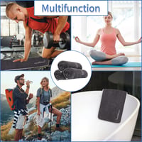 WINKIO Fitness uterák 3 ks, 35x73 cm, rýchloschnúci športový uterák z mikrovlákna na cvičenie a jogu, sivý 7
