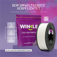 Winkle PLA HD 3D nyomtatószál 1,75 mm - Ghost White - 300 g 6