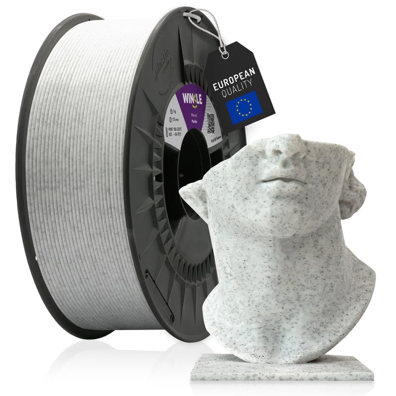 3D tlačová struna Winkle PLA HD, mramorový efekt – 1,75 mm, 300 g