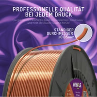Winkle PLA Silk 3D nyomtatószál 1,75 mm - antik réz - 300 g 3