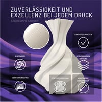 Winkle PLA Silk Filament 1,75 mm Hófehér 3D Nyomtatóhoz, 300 g Tekercs 4