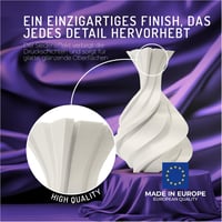 Winkle PLA Silk Filament 1,75 mm Hófehér 3D Nyomtatóhoz, 300 g Tekercs 2