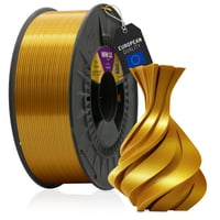 Winkle PLA Silk filament 1,75 mm King Gold, 300 g cievka, filament pre 3D tlačiarne, hodvábny povrch, kompatibilný s FDM, presnosť +/- 0,03 mm 1