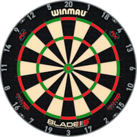 Țintă de darts Winmau Blade 6 Triple Core Carbon - sisal, aprobată PDC 1