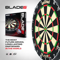 Winmau Blade X & Blade 6 PDC Steeldart Dartscheibe Sisal 5