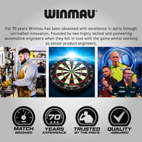 Winmau Blade X & Blade 6 PDC Steeldart Dartscheibe Sisal 8