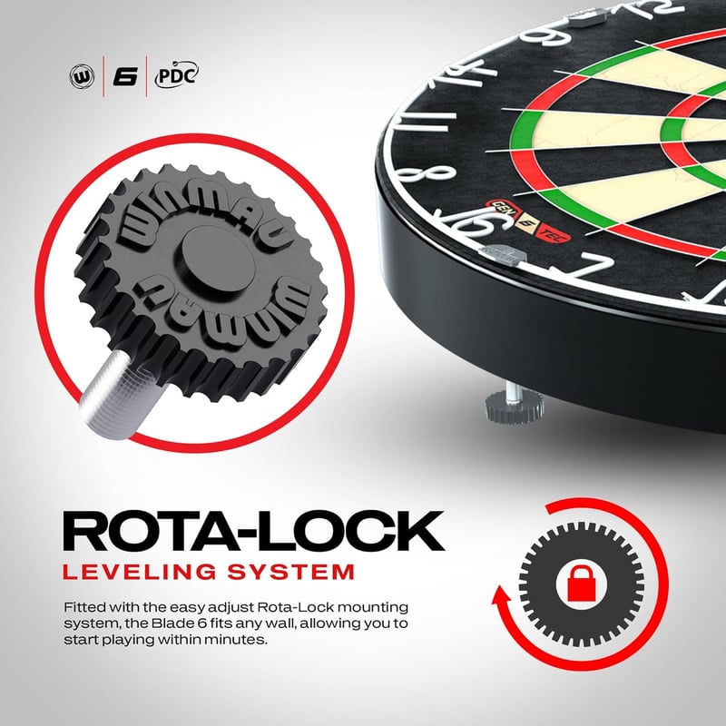 Winmau Blade X & Blade 6 PDC Steeldart Dartscheibe Sisal