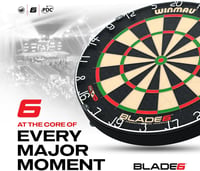 Winmau Blade X & Blade 6 PDC Steeldart Dartscheibe Sisal 2
