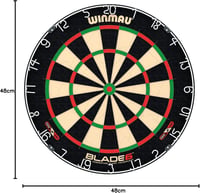 Winmau Blade X & Blade 6 PDC Steeldart Dartscheibe Sisal 9