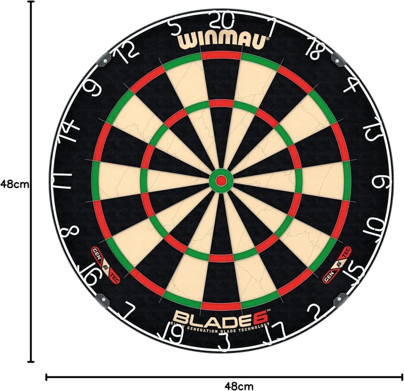 Winmau Blade X & Blade 6 PDC Steeldart Dartscheibe Sisal