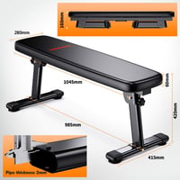 WINNOW Összecsukható Edzőpad Hordfogannyal, Multifunkcionális Fitnesz Pad Otthoni Edzéshez 6