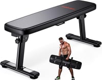 WINNOW Összecsukható Edzőpad Hordfogannyal, Multifunkcionális Fitnesz Pad Otthoni Edzéshez 1