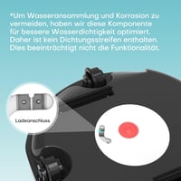 WINNY 200 Medence Takarító Robot Akkumulátoros Vákuum 75 Perc Üzemidő 60m² 2