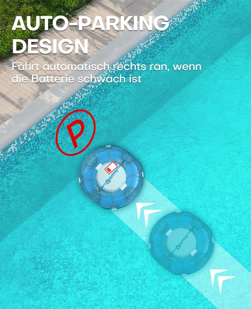 WINNY POOL CLEANER Winny 200 Medence Robot, Vezeték Nélküli Porszívó 75 Perc Üzemidő