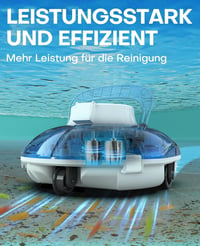 WINNY POOL CLEANER Winny 200 Medence Robot, Vezeték Nélküli Porszívó 75 Perc Üzemidő 2
