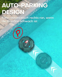 WINNY POOL CLEANER Winny 200 Medence Robot, Vezeték Nélküli Porszívó 75 Perc Üzemidő 4