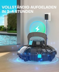 WINNY POOL CLEANER Winny 200 Medence Takarító Robot 75 Perc Üzemidő 60m²-ig 8