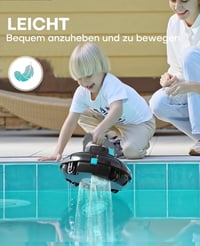 WINNY POOL CLEANER Winny 200 Medence Takarító Robot 75 Perc Üzemidő 60m²-ig 7