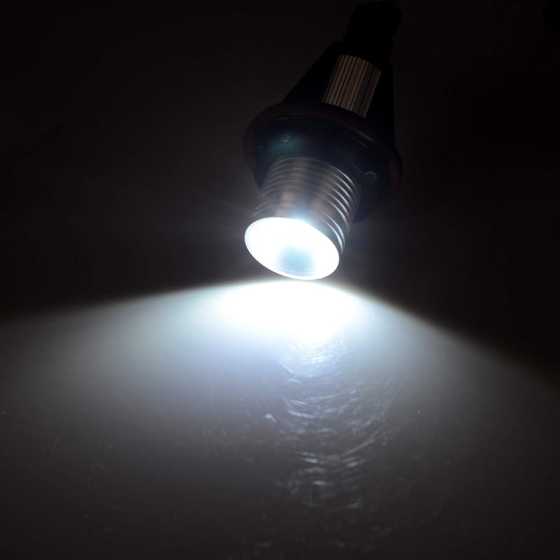 WinPower 2db 5W Angel Eyes Marker LED Izzó 6000K Fehér BMW E39 E60 E87 E83 E53 Kompatibilis Vízálló