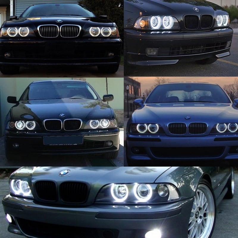 WinPower 2db 5W Angel Eyes Marker LED Izzó 6000K Fehér BMW E39 E60 E87 E83 E53 Kompatibilis Vízálló