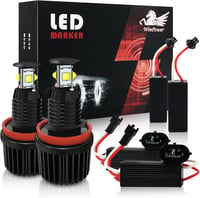 WinPower H8 LED Angel Eyes Autó Fényszóró Izzó 40W 6000K Xenon Fehér CanBus Hibamentes Pozíciófény 2 Darab 1