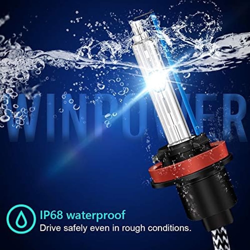 WinPower HID Xenon Izzó H11/H8/H9 12V Autó Fényszóró Égő 2 darabos Készlet Első Lámpa