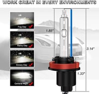 WinPower HID Xenon Izzó H11/H8/H9 12V Autó Fényszóró Égő 2 darabos Készlet Első Lámpa 4