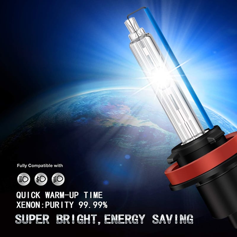 WinPower HID Xenon Izzó H11/H8/H9 12V Autó Fényszóró Égő 2 darabos Készlet Első Lámpa