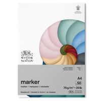 Blok papiera pre alkoholové fixky Winsor & Newton Bleedproof – A4, 75 g/m², 50 listov, bez obsahu chlóru a kyselín 1