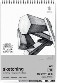 Winsor & Newton vázlatpapír - extra fehér - DIN A3 1
