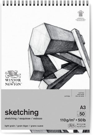 Winsor & Newton papir za skiciranje - ekstra bijeli - DIN A3