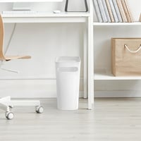 Winter Shore 6L Műanyag Irodai Szemetes Szett (4db) - Kompakt Hulladékgyűjtő Beépített Fogantyúval - Keskeny Konyhai, Hálószobai és Íróaszta 7