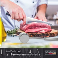 Winzbacher nerezový tĺčik na mäso, vhodný do umývačky riadu, 2 plochy na klepanie – tĺčik na mäso, palička na viedenský rezeň, naklepávač mäsa, na rezne, rukoväť 4